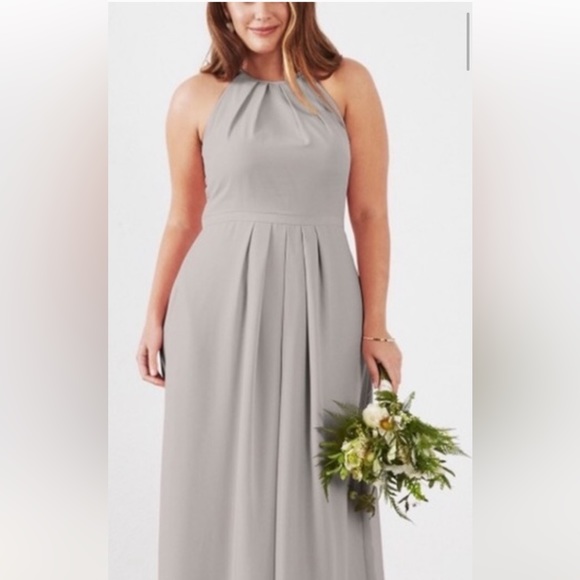 Weddington Way Dresses & Skirts - WEDDINGTON WAY GRAY DOVE DAHLIA ISABEL DRESS IN VERY GOOD CONDITION (14)